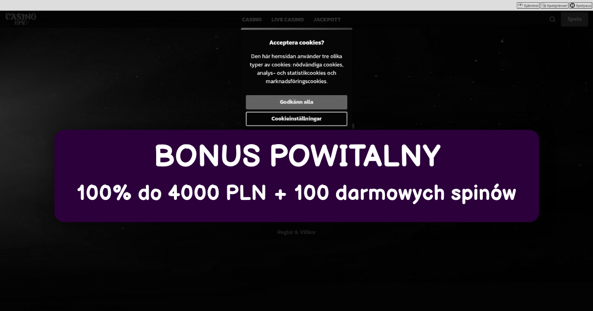 Casino Epic: Sloty i Bonusy w Polsce